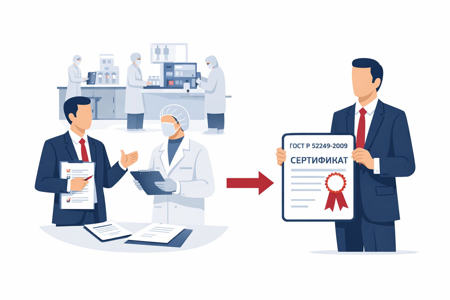 Процедура сертификации ГОСТ Р 52249-2009 в Вологде