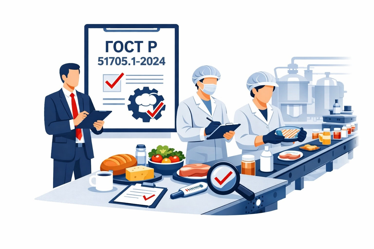 Оформление ГОСТ Р 51705.1 2024 ХАССП в Вологде